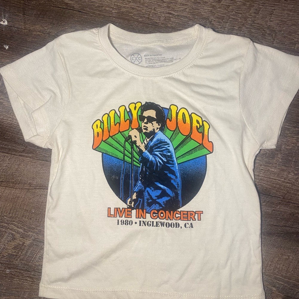 Billy Joel Kids Concert T-Shirt - Cream